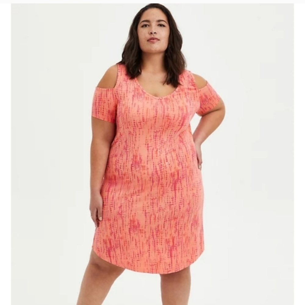 🎊Torrid Orange  Super Soft Knit Dress